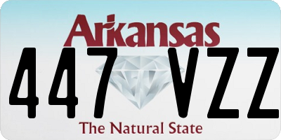 AR license plate 447VZZ