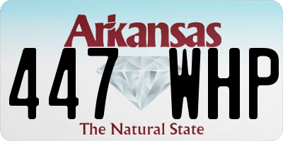 AR license plate 447WHP