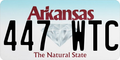 AR license plate 447WTC