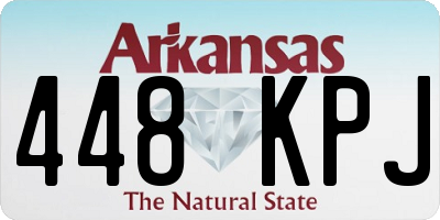 AR license plate 448KPJ