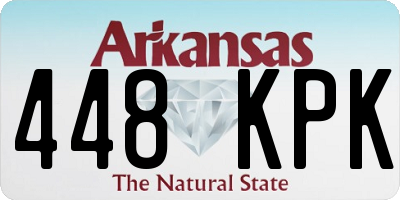 AR license plate 448KPK