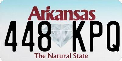 AR license plate 448KPQ