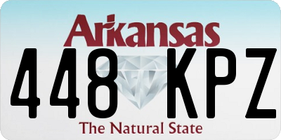 AR license plate 448KPZ