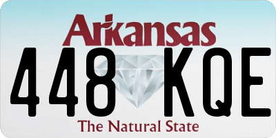 AR license plate 448KQE