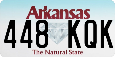 AR license plate 448KQK