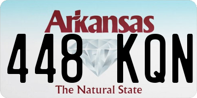 AR license plate 448KQN
