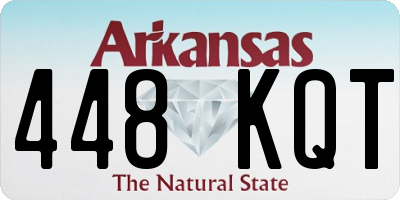 AR license plate 448KQT