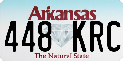 AR license plate 448KRC