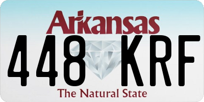 AR license plate 448KRF