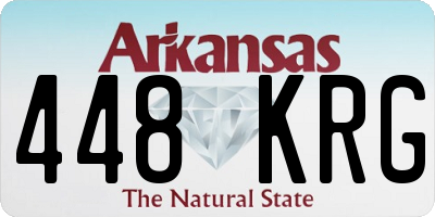 AR license plate 448KRG