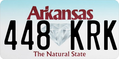 AR license plate 448KRK