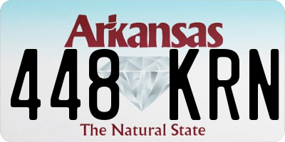 AR license plate 448KRN
