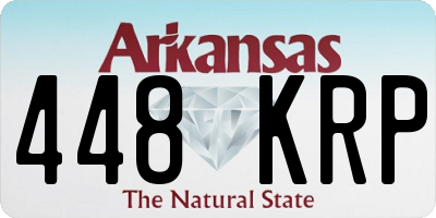 AR license plate 448KRP
