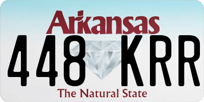 AR license plate 448KRR