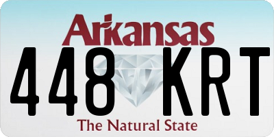 AR license plate 448KRT