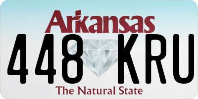 AR license plate 448KRU