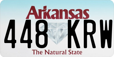AR license plate 448KRW