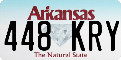 AR license plate 448KRY