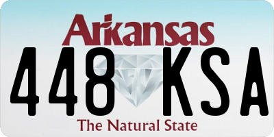 AR license plate 448KSA