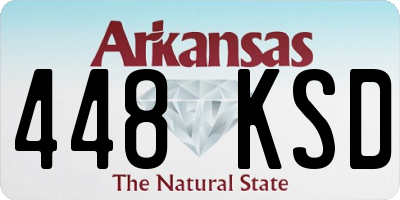 AR license plate 448KSD