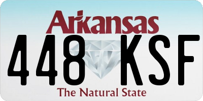 AR license plate 448KSF