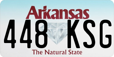 AR license plate 448KSG