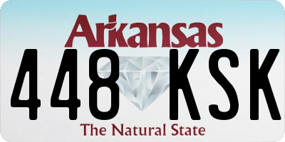 AR license plate 448KSK