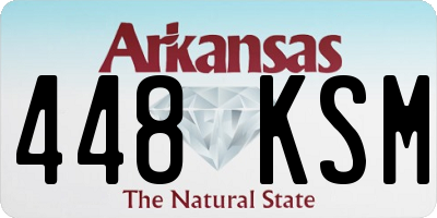 AR license plate 448KSM