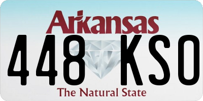 AR license plate 448KSO