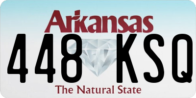 AR license plate 448KSQ