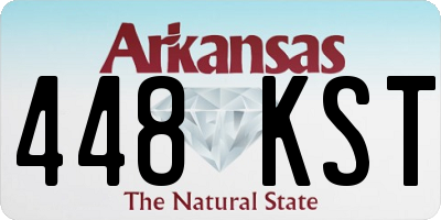 AR license plate 448KST