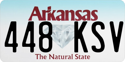 AR license plate 448KSV