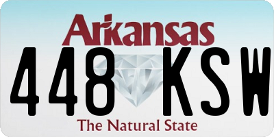 AR license plate 448KSW