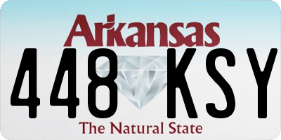 AR license plate 448KSY