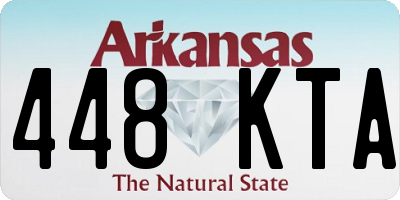 AR license plate 448KTA