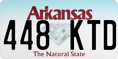 AR license plate 448KTD