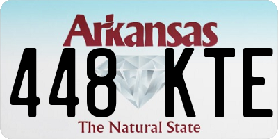 AR license plate 448KTE