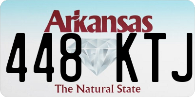 AR license plate 448KTJ