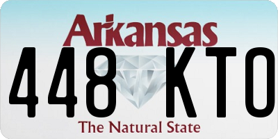 AR license plate 448KTO