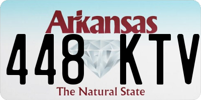 AR license plate 448KTV