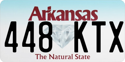 AR license plate 448KTX