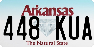 AR license plate 448KUA