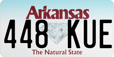 AR license plate 448KUE