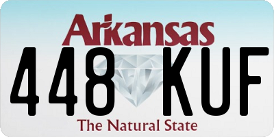 AR license plate 448KUF