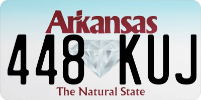 AR license plate 448KUJ