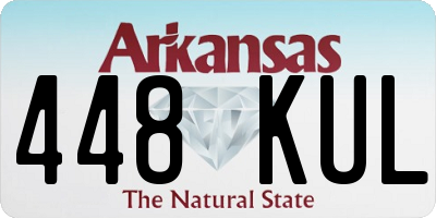AR license plate 448KUL