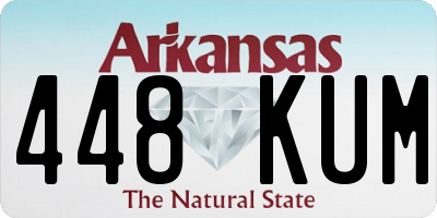 AR license plate 448KUM