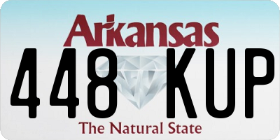 AR license plate 448KUP