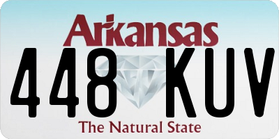 AR license plate 448KUV