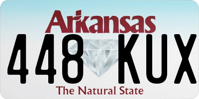 AR license plate 448KUX